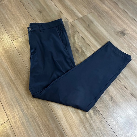 Lululemon Commission Slim Navy Blue Athletic Training Pants Men 33x29 - Picture 1 of 6